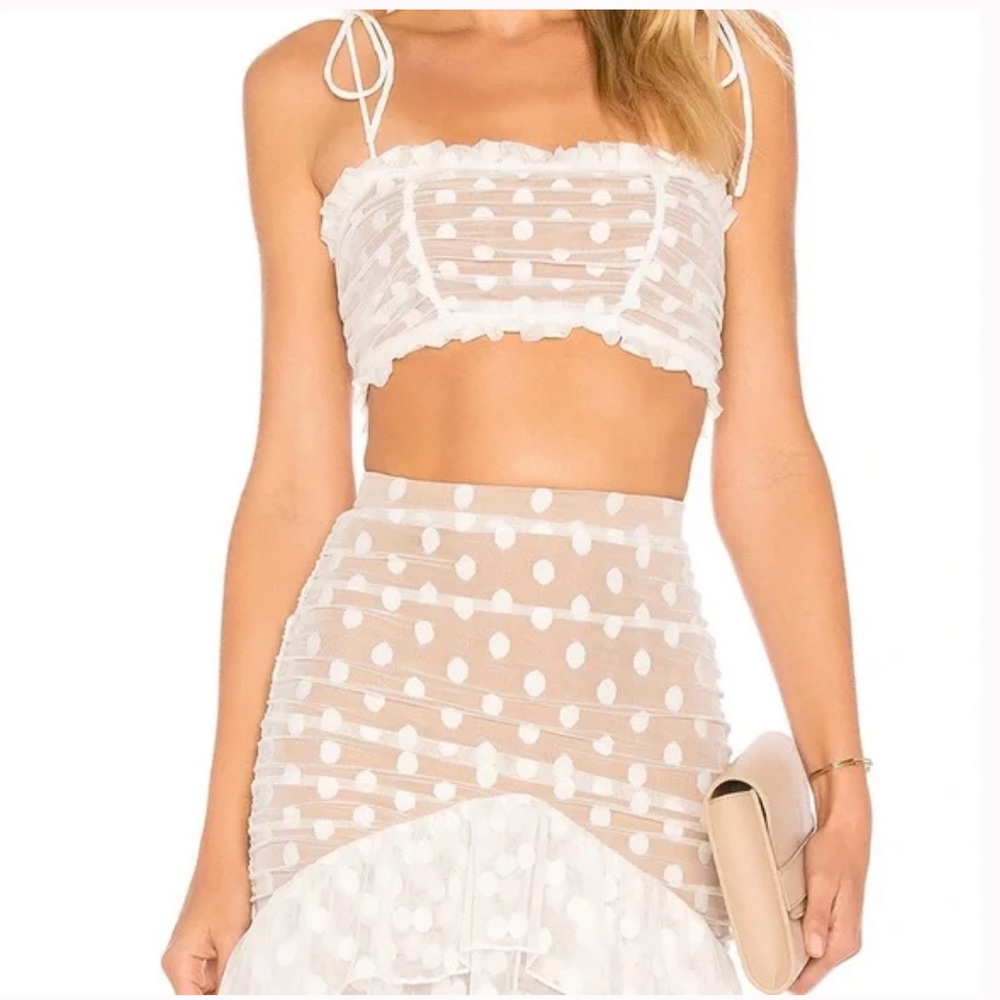 Majorelle Polka Dot Top